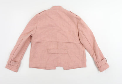 Womens UK Size 8 River Island Pink Jacket