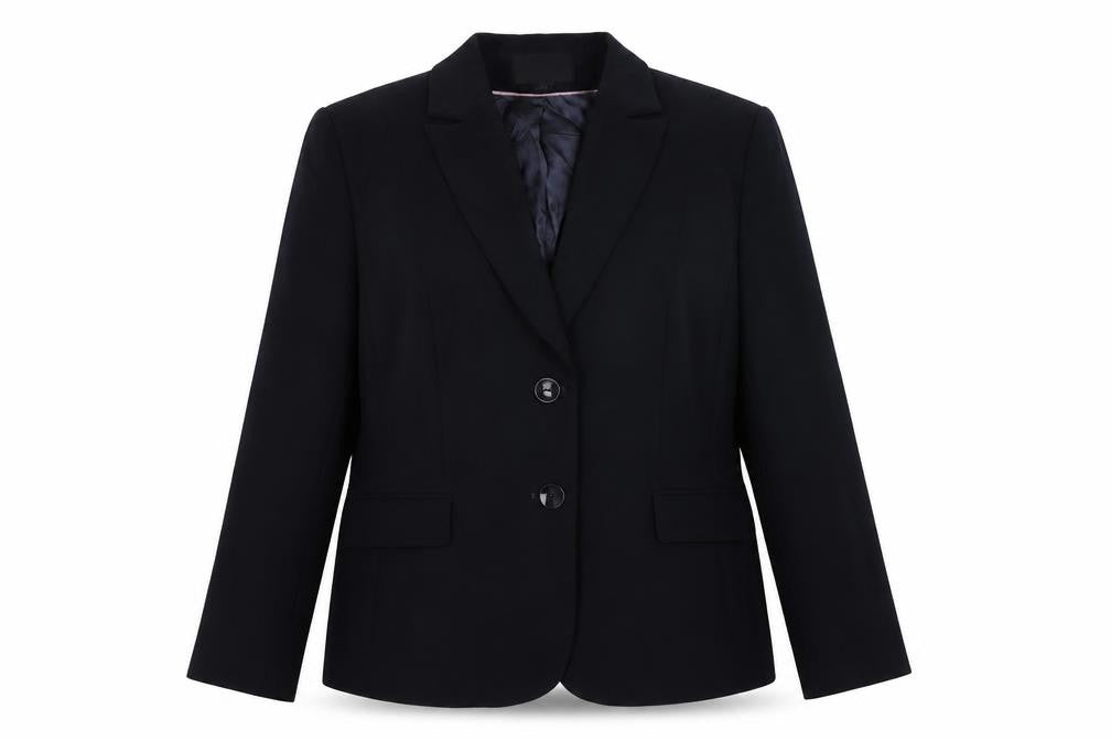 Busy Womens Blue Jacket Blazer Size 18 Button