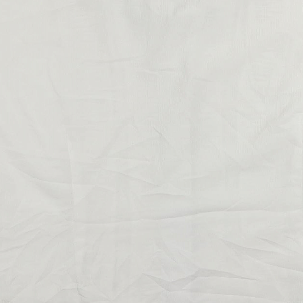 Womens UK Size 16 Precis White Basic Button-Up