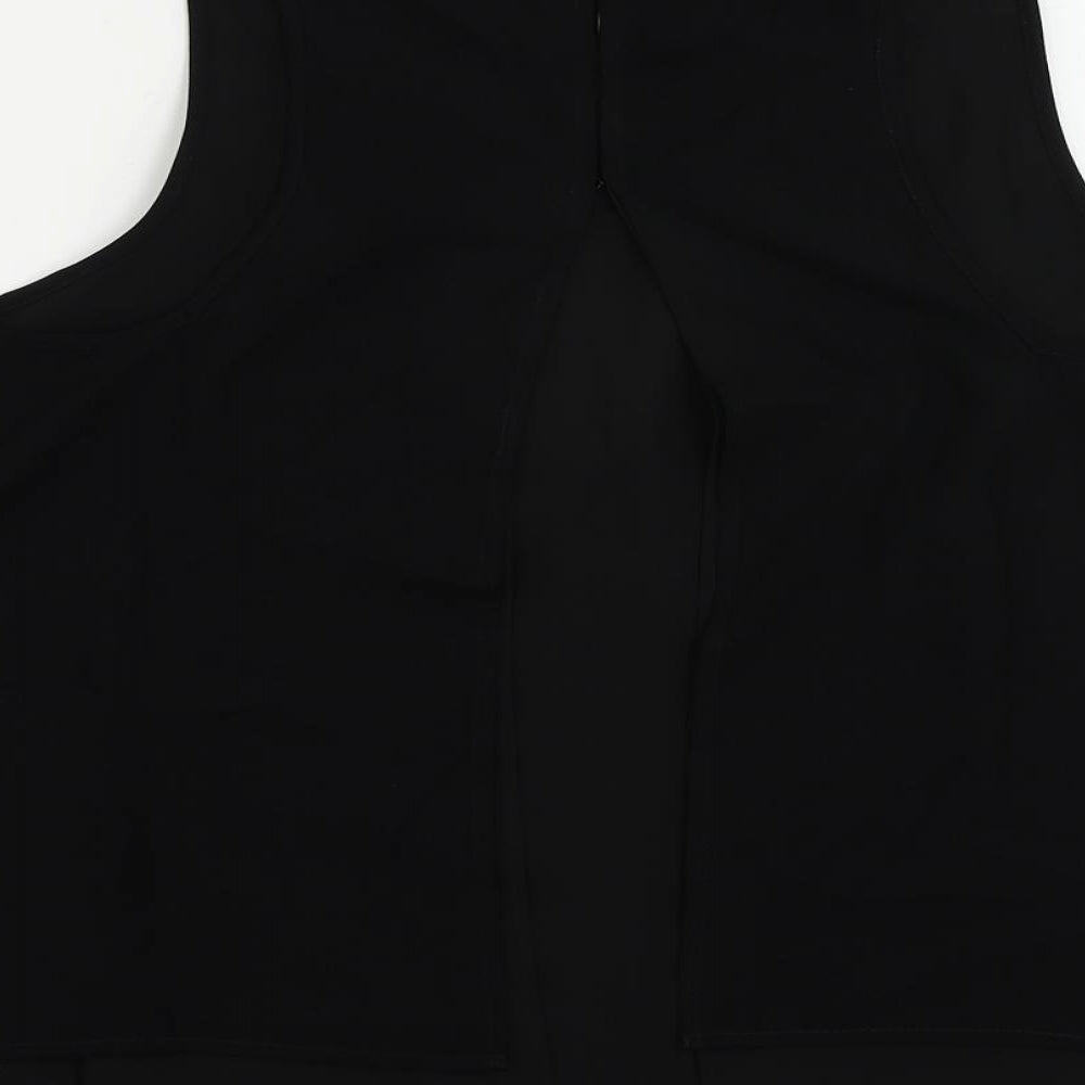 Womens UK Size 12 Topshop Black Basic Blouse
