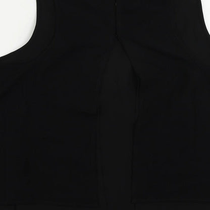Womens UK Size 12 Topshop Black Basic Blouse