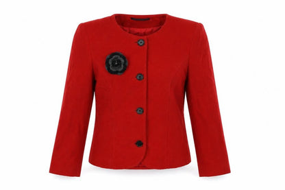 Womens UK Size 10 Libra Red Jacket