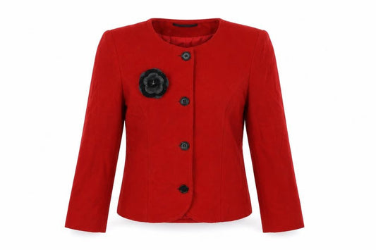 Womens UK Size 10 Libra Red Jacket