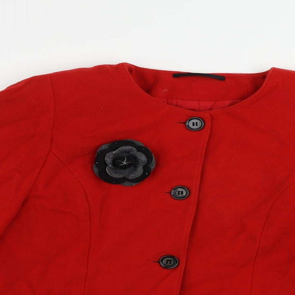 Womens UK Size 10 Libra Red Jacket