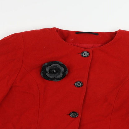 Womens UK Size 10 Libra Red Jacket