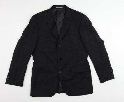 Mens UK Size 40 NEXT Regular Black Suit Jacket