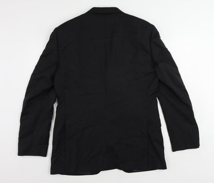 Mens UK Size 40 NEXT Regular Black Suit Jacket