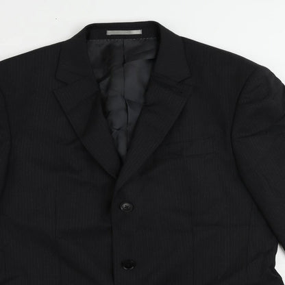 Mens UK Size 40 NEXT Regular Black Suit Jacket
