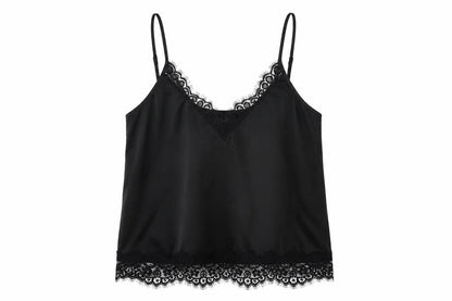 Womens UK Size 6 Divided by H&M Black Camisole Tank