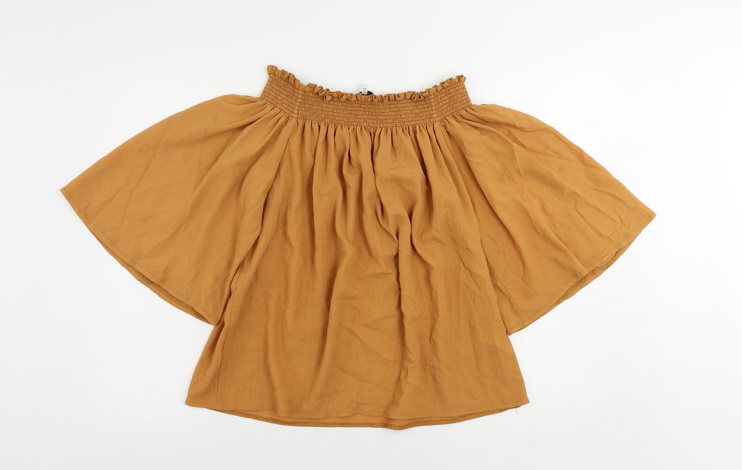 Womens UK Size 14 NEXT Orange Basic Blouse