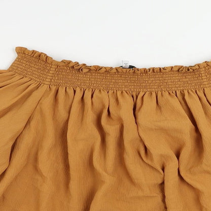 Womens UK Size 14 NEXT Orange Basic Blouse