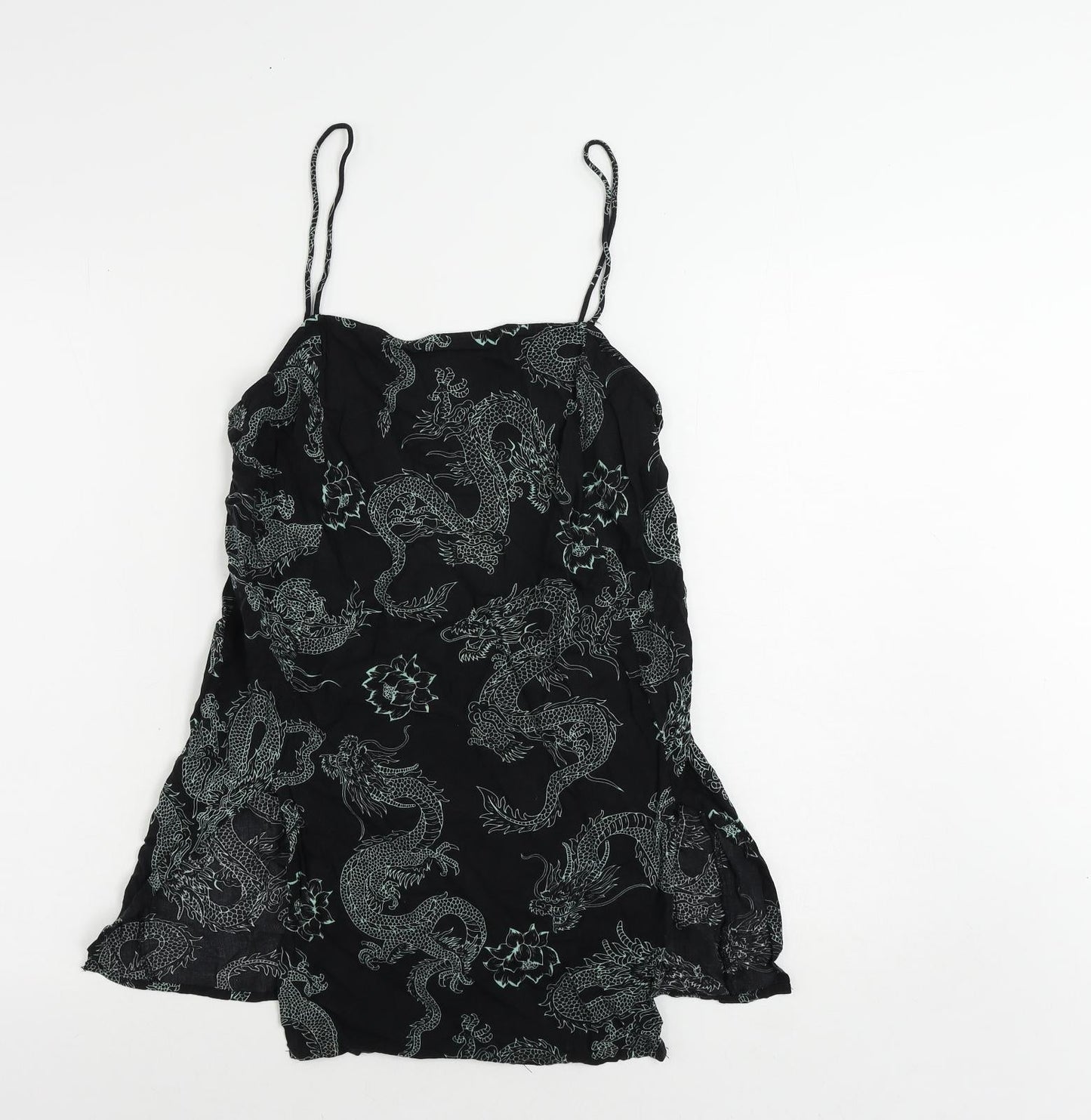 Womens UK Size S Motel Black Camisole Tank