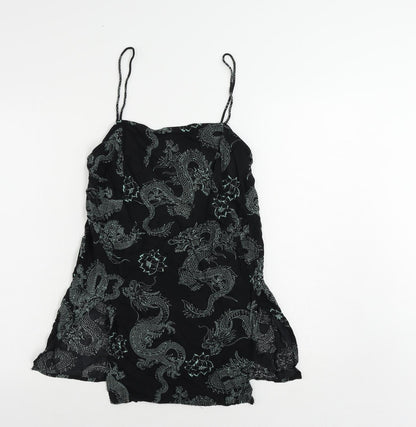 Womens UK Size S Motel Black Camisole Tank
