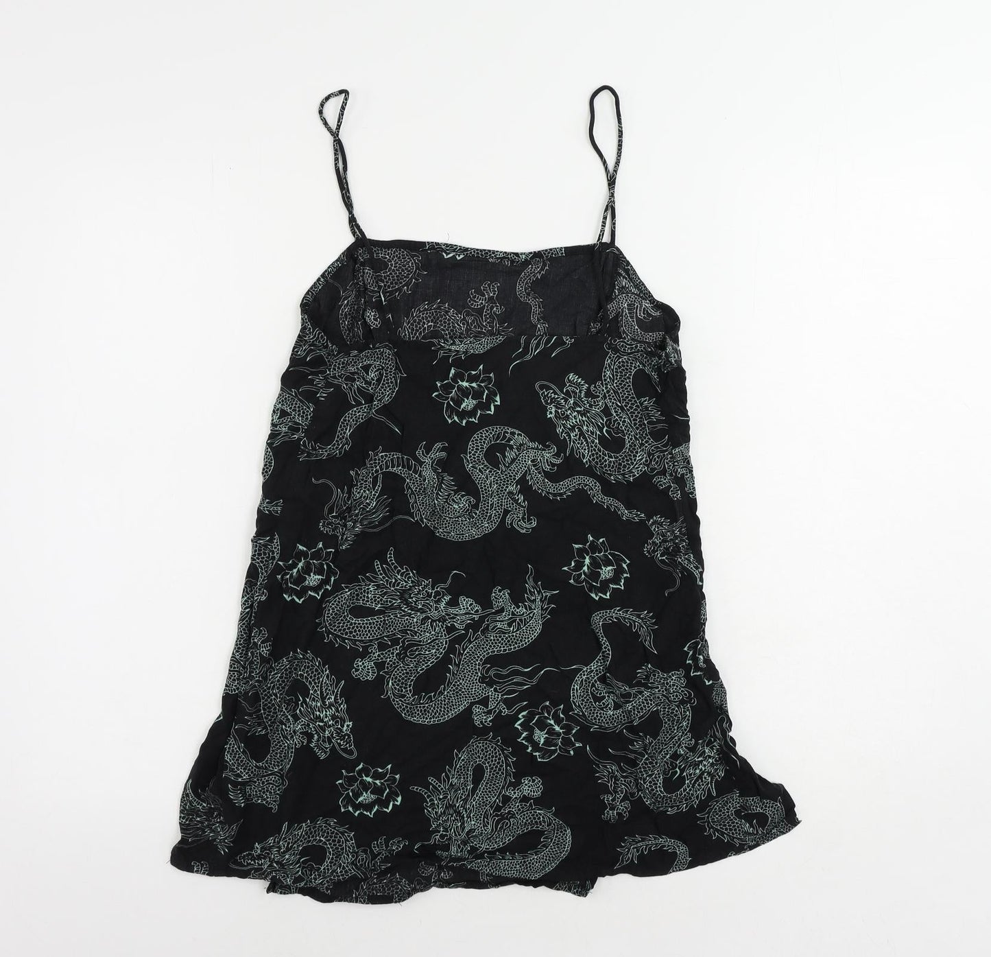 Womens UK Size S Motel Black Camisole Tank