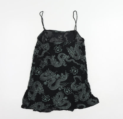 Womens UK Size S Motel Black Camisole Tank