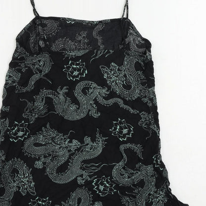 Womens UK Size S Motel Black Camisole Tank
