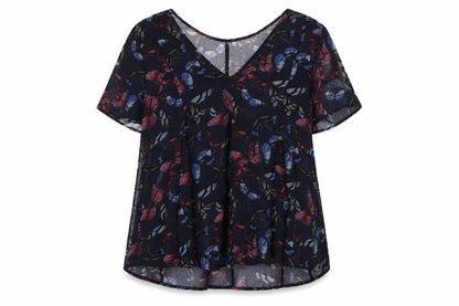 Womens UK Size 6 NEXT Blue Basic Blouse