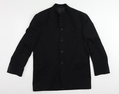 Mens UK Size 42 Sequel Regular Black Suit Jacket