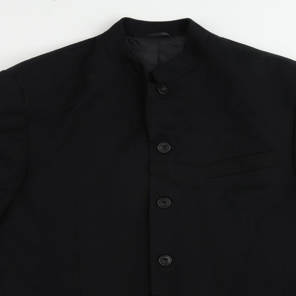 Mens UK Size 42 Sequel Regular Black Suit Jacket