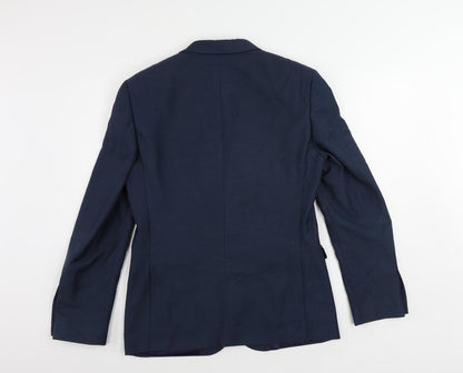 Mens UK Size 38 Burton Regular Blue Suit Jacket