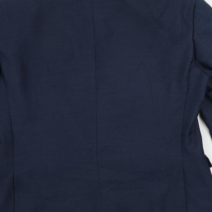 Mens UK Size 38 Burton Regular Blue Suit Jacket