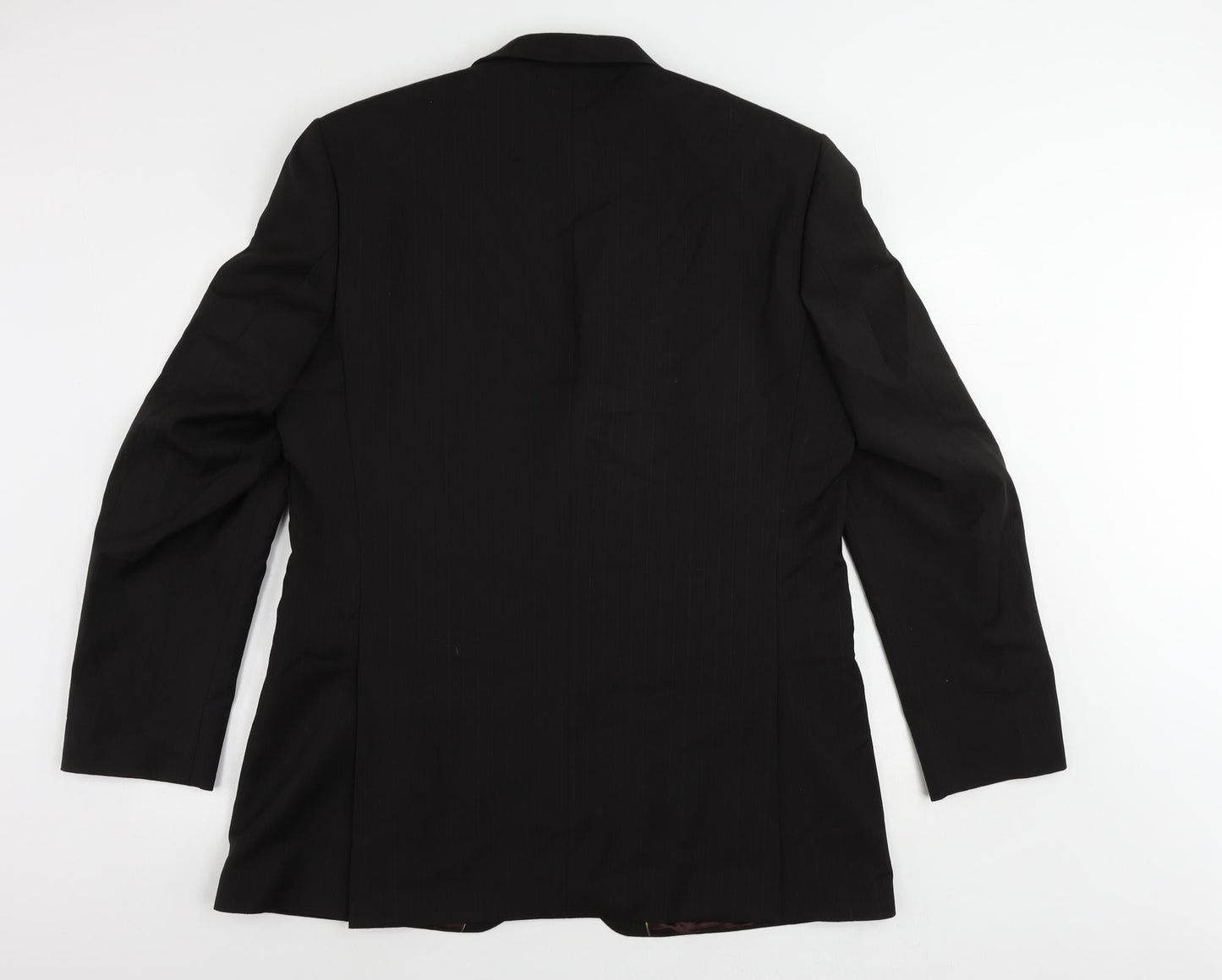 Mens UK Size 44 Burton Regular Black Suit Jacket