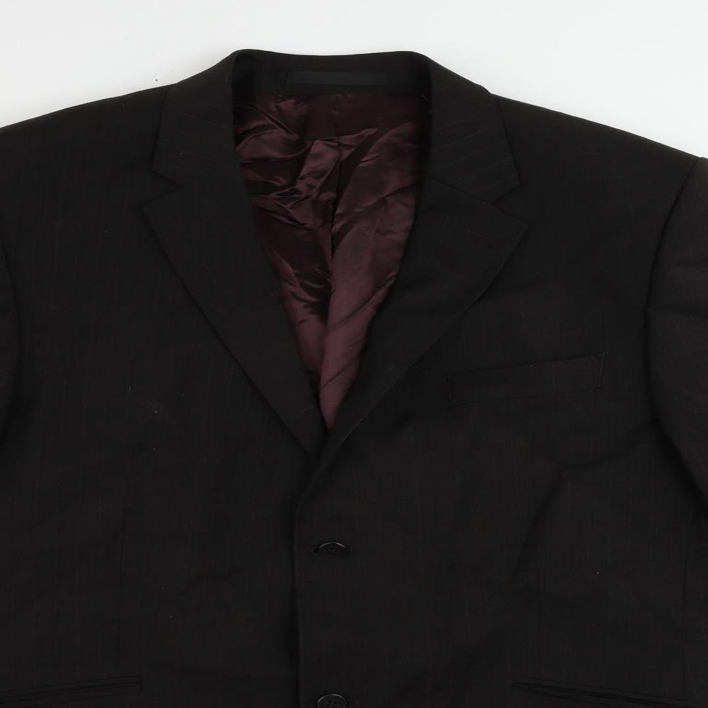 Mens UK Size 44 Burton Regular Black Suit Jacket