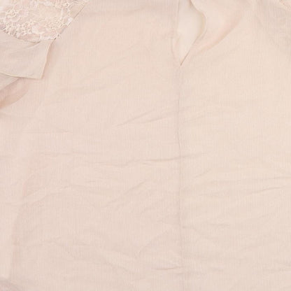 Womens UK Size 10 River Island Pink Basic Blouse