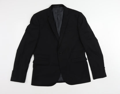 Mens UK Size 42 NEXT Regular Black Suit Jacket