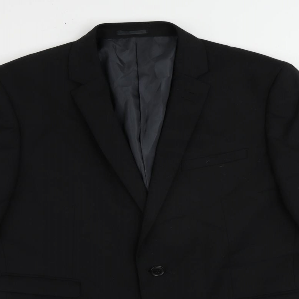 Mens UK Size 42 NEXT Regular Black Suit Jacket