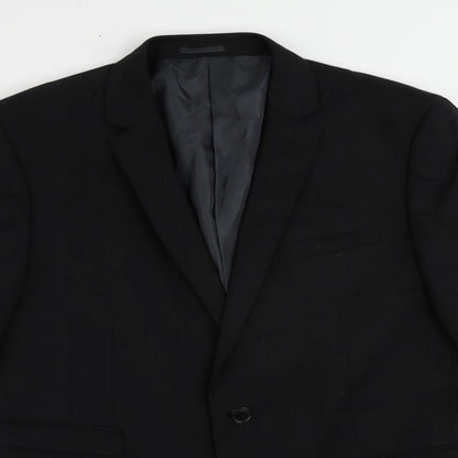 Mens UK Size 42 NEXT Regular Black Suit Jacket