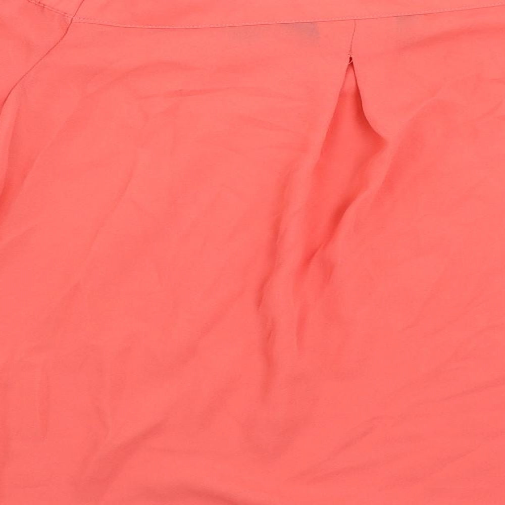 Womens UK Size 8 Dorothy Perkins Pink Basic Blouse
