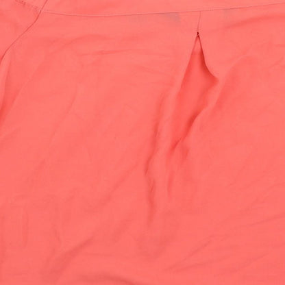Womens UK Size 8 Dorothy Perkins Pink Basic Blouse