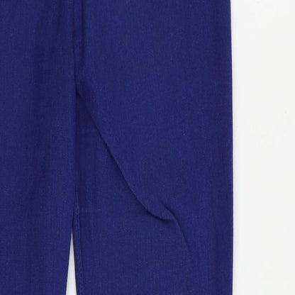 Denim & Co. Womens Blue Cotton Jegging Jeans Size 8 L29 in Regular - Elastic Waist