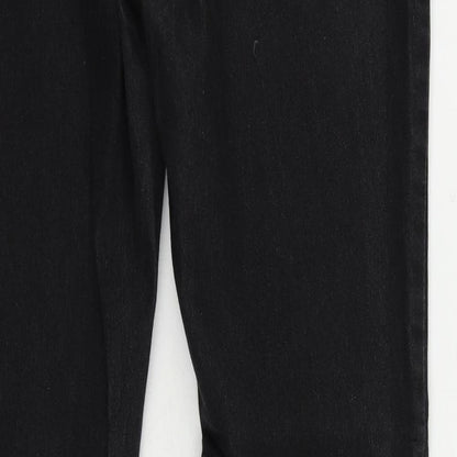 Denim & Co. Womens Black Cotton Jegging Jeans Size 12 L30 in Regular - Elastic Waist