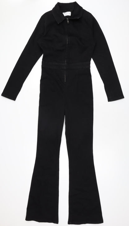 Womens UK Size 4 ASOS One-Piece Black Jumpsuit
