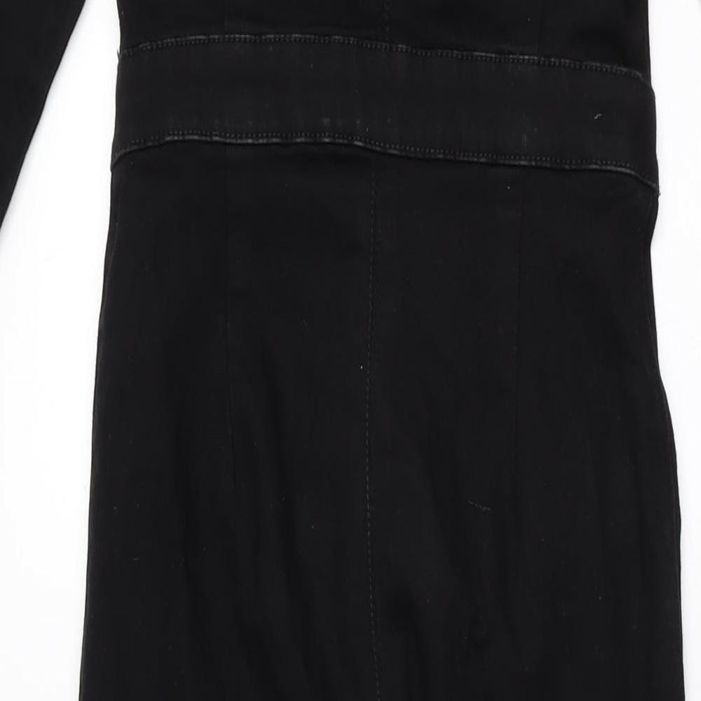 Womens UK Size 4 ASOS One-Piece Black Jumpsuit