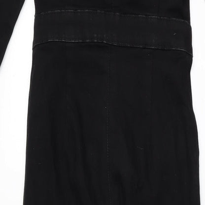 Womens UK Size 4 ASOS One-Piece Black Jumpsuit