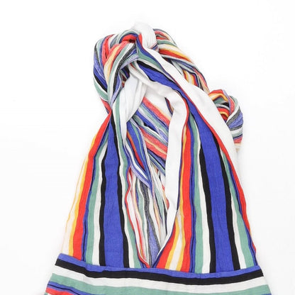 PRETTYLITTLETHING Womens Multicoloured Striped Viscose Playsuit One-Piece Size 14 L3 in Zip