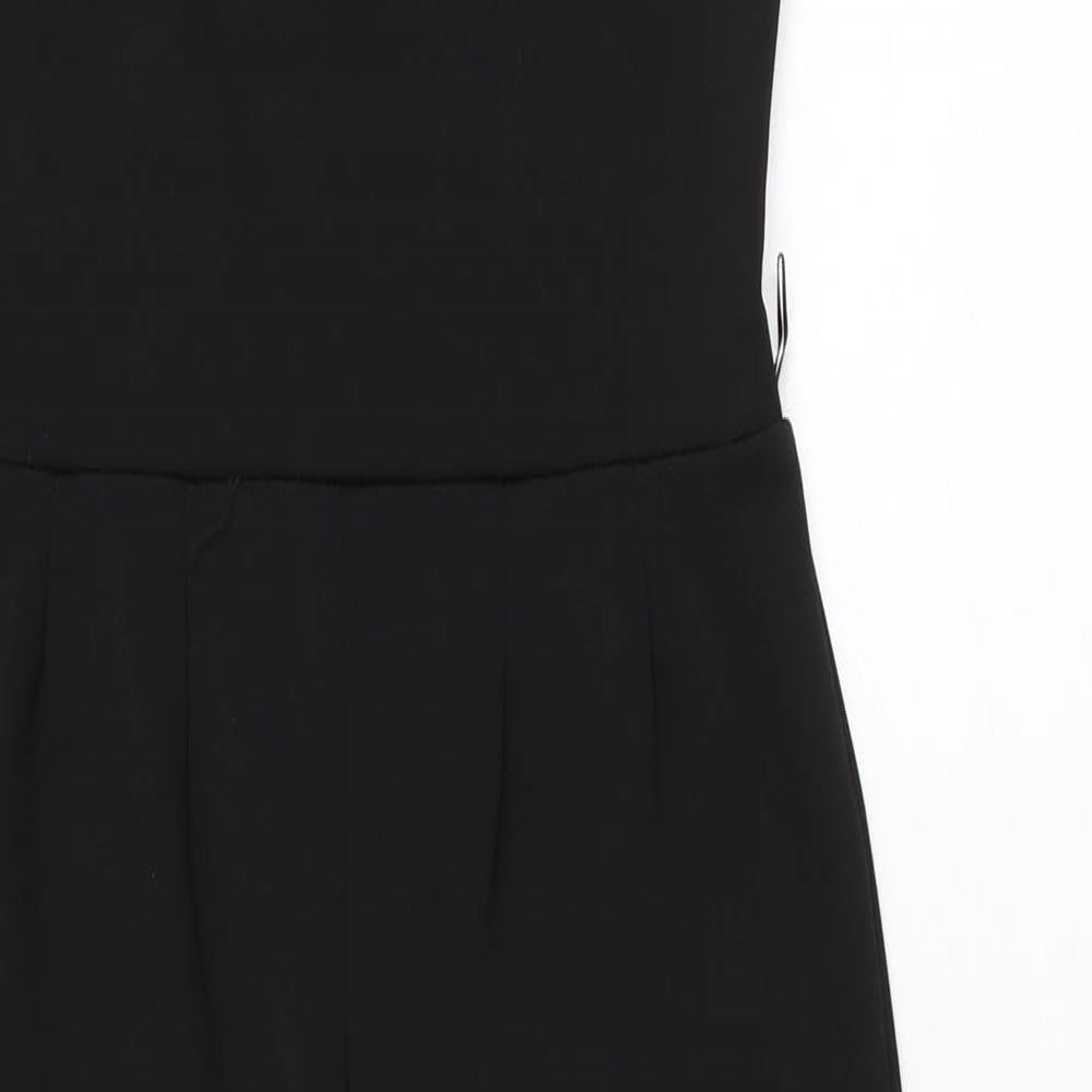 I-X London Womens Black Polyester Jumpsuit One-Piece Size 10 L27 in Pullover