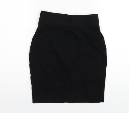 Principles Womens Black Viscose Straight & Pencil Skirt Size 10