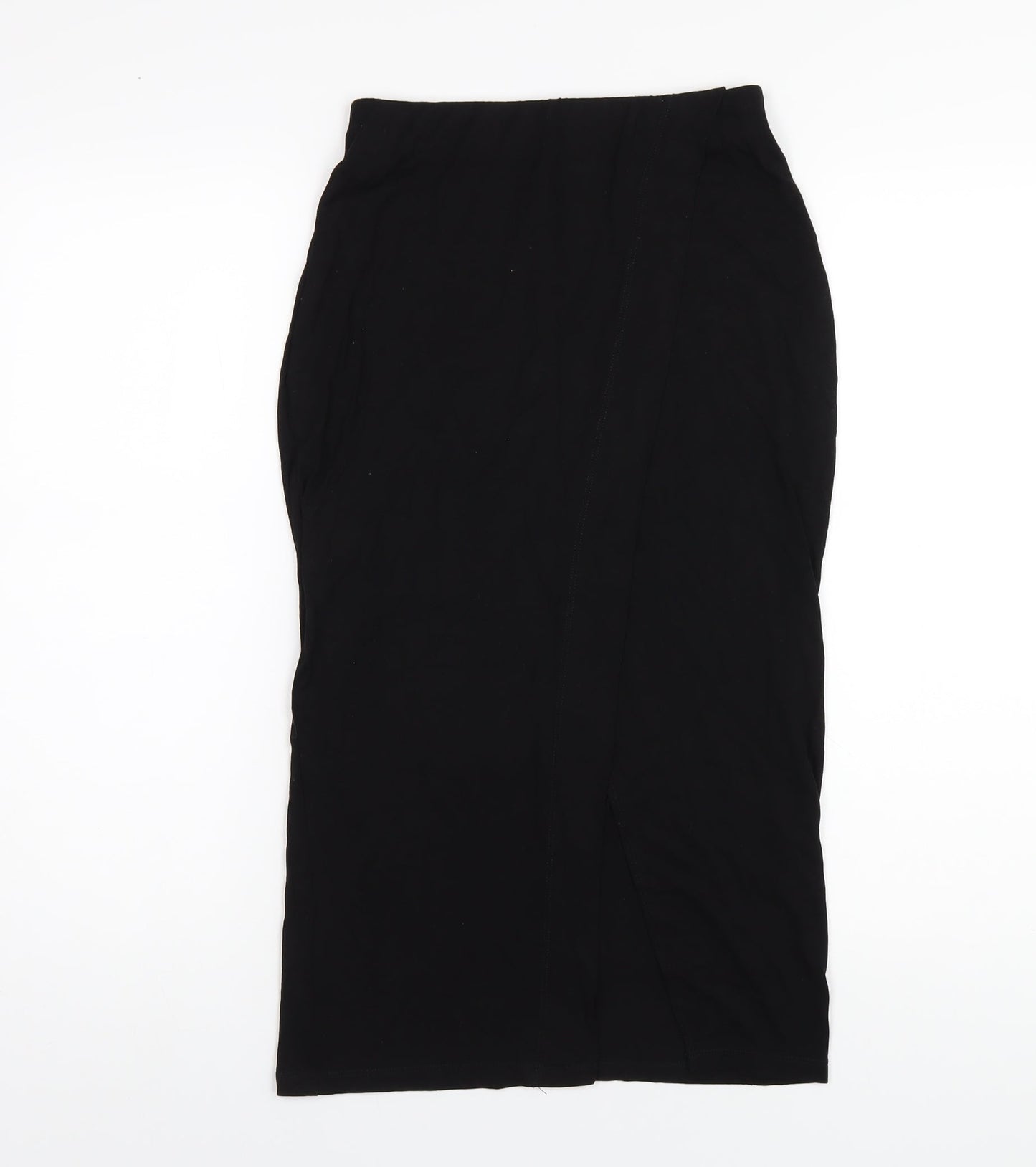 H&M Womens Black Viscose Straight & Pencil Skirt Size XS