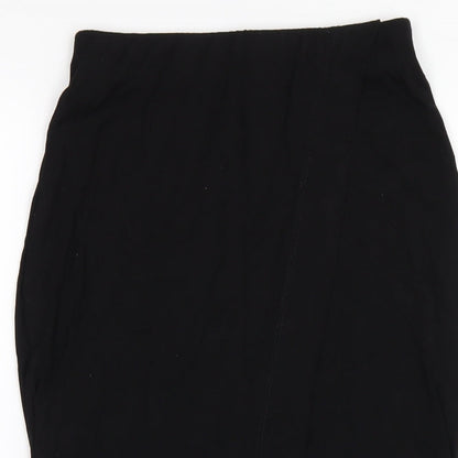 H&M Womens Black Viscose Straight & Pencil Skirt Size XS
