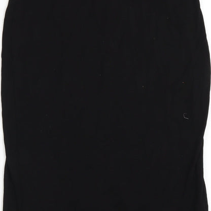 H&M Womens Black Viscose Straight & Pencil Skirt Size XS