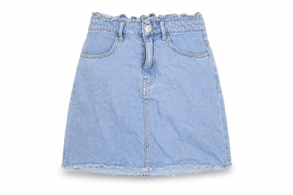 Womens UK Size 8 H&M A-Line Denim Skirt