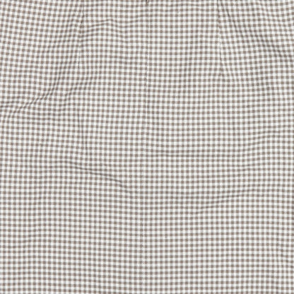 Classic Womens Brown Geometric Polyester Straight & Pencil Skirt Size 16 Zip