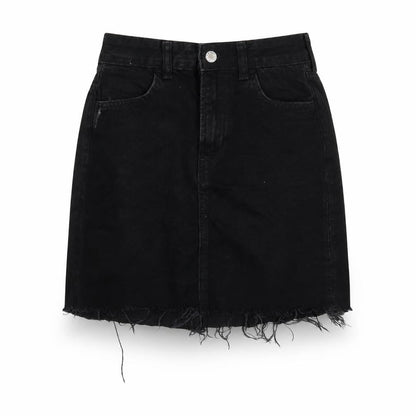 Womens UK Size 6 H&M A-Line Denim Skirt
