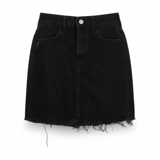 Womens UK Size 6 H&M A-Line Denim Skirt