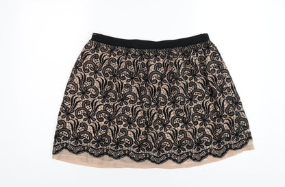 Womens UK Size 14 River Island A-Line Mesh Skirt
