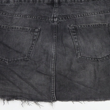 Womens UK Size 10 Topshop A-Line Denim Skirt